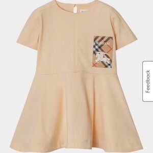Burberry Girl's Riley EKD Logo-Print Dress